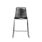 Armen Living Shasta 26" Outdoor Metal and Black Rope Stackable Counter Stool, PK2 LCSTBABLBLK26 - alternate 4